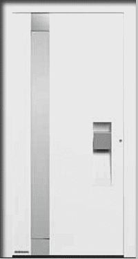 Двери входные алюминиевые ThermoCarbon Hormann - Мотив 306 в Новороссийске